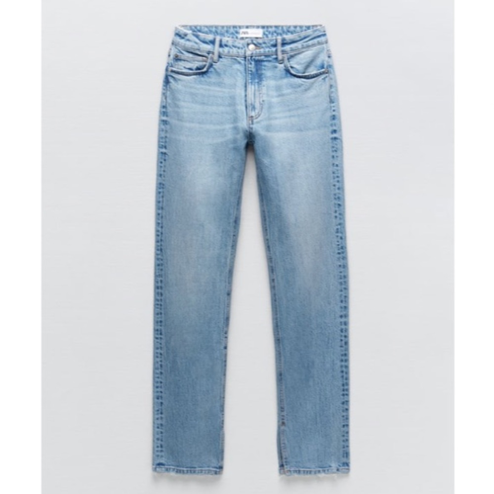 NWT, Zara, size 26 (US 2), split hem jeans